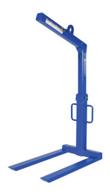 Vestil Steel Overhead Load Lifter Fixed - 43-1/8 In. Fork 2000 lb - Blue