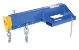 Vestil Steel Shorty Telescoping Lift Boom - 24 In. Fork Pocket Center 8,000 lb - Blue