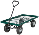 Vestil Steel Landscape Cart Platform - 51 In. x 24 In. x 36 In. 500 lb - Green