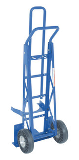 Vestil Steel Pail Hand Truck - 16-13/16 In. x 20-9/16 In. x 55-3/4 In. 500 lb - Blue