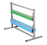 Vestil Steel Paper Dispenser Stand - 2 Tiered 36 In. Roll Width 146 lb - Gray