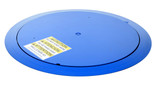 Vestil Steel Thin Spin - 53-11/16 In Diameter 4000 lb - Blue