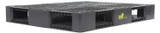 Vestil High Density Polyethylene Solid Top Rackable Pallet/Skid - 39-1/8 In. x 46-7/8 In. x 6 In. 8,800 lb Floor - Black