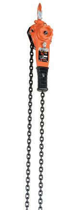 Vestil Steel Professional Lever Hoist - 20 Ft. Lift Height 1,500 lb - Orange