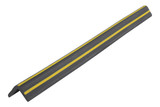 Vestil Rubber PVC Edge Guard - 2 In. x 2 In. Slot Black / - Yellow