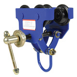 Vestil Steel Quick Install Manual Trolley - 6-3/4 In. x 11-3/4 In. x 10-1/4 In. 600 lb - Blue