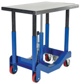 Vestil Steel Low Profile Post Lift Table - 41 In. x 24 In. x 25 In. 4000 lb - Blue