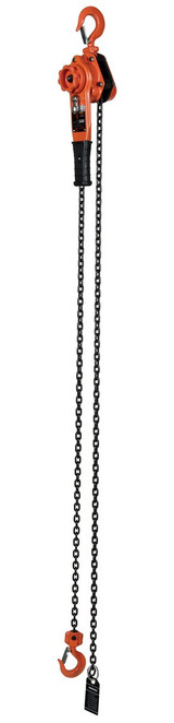 Vestil Steel Professional Lever Hoist - 10 Ft. Lift Height 2,000 lb - Orange