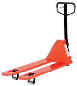 Vestil Steel Low Profile Pallet Truck - 61 In. x 20-1/2 In. x 49 In. 4000 lb - Red
