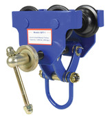 Vestil Steel Quick Install Manual Trolley - 6-3/4 In. x 11-3/4 In. x 10-1/4 In. 1000 lb - Blue