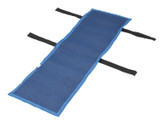Vestil Polyester/Cotton Woven Hand Truck Moving Pad with Velcro Straps - 1/8 In. x 16 In. x 55 In. - Blue