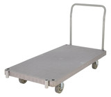 Vestil Plastic Heavy Duty Platform Truck - 1 Handle 63-1/2 In. x 30 In. x 34 In. 2000 lb - Gray