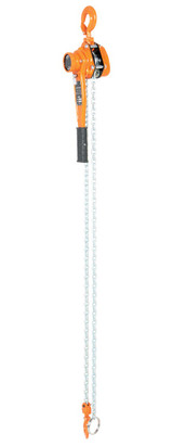 Vestil Steel Professional Lever Hoist - 10 Ft. Lift Height 3,000 lb - Orange