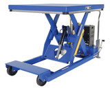 Vestil Steel Heavy Duty Portable Scissor Lift Table - 46 In. 1000 lb - Blue