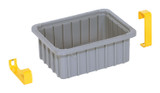 Vestil Plastic Drip Pan With Brackets For Multi-Purpose Drum Truck/Cradle - Gray