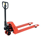 Vestil Steel Super Low Pallet Truck - 60 In. x 21 In. x 44 In. 2200 lb - Red