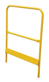 Vestil Steel Hand Rail - 36 In. Wide For Steel Personnel Work Platform Models - Yellow