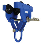 Vestil Steel Quick Install Manual Trolley - 13-5/8 In. x 20-3/16 In. x 20-3/8 In. 8000 lb - Blue