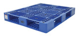 Vestil High Density Polyethylene Pallet - 39-3/8 In. x 47-3/8 In. x 6 In. 8000 lb - Blue