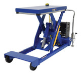 Vestil Steel Heavy Duty Portable Scissor Lift Table - 24 In. x 48 In. 3000 lb - Blue