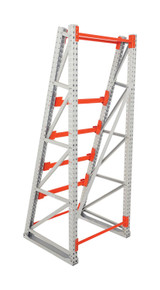 Vestil Steel Reel Rack Starter Kit - 36 In. x 39 In. x 96 In. 6000 lb - White/Orange