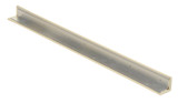 Vestil PVC Plastic Corner Protector with Aluminum Insert - 3 In. x 3 In. x 48 In. 90 Degree - Beige