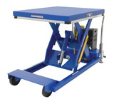 Vestil Steel Heavy Duty Portable Scissor Lift Table - 46 In. 2000 lb - Blue