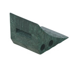 Vestil Recycled Polypropylene Plastic Wheel Chock - 10-1/4 In. x 7-1/2 In. x 7-1/2 In. - Green