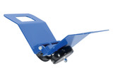 Vestil Steel Light Duty Door and Panel Dolly With Poly-On-Poly Casters - 10 In. x 6-15/16 In. x 9-9/16 In. 350 lb - Blue