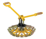 Vestil Steel Pail Lid Closing Tool for - 5 Gallon Pail - Yellow