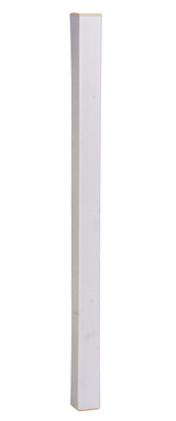 Vestil PVC Plastic Corner Protector with Aluminum Insert - 3 In. x 3 In. x 48 In. 90 Degree - White