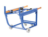 Vestil Steel Rotating Drum Cart with Steel Wheels - 42 In. x 19 In. x 27-1/2 In. 1000 lb - Blue