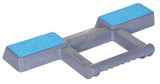 Vestil Plastic Pallet Truck Chock - 27-3/16 In. x 15-3/8 In. x 3-1/8 In. - Blue