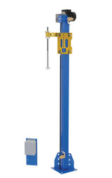 Vestil Steel Powered Mast - 115 Volt Field Installed For POW-CAR Models Blue / - Yellow