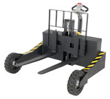 Vestil Steel Rough Terrain Electric Pallet Truck DC Powered AC Drive Motor - 48 In. Inside Width 3000 lb Black / - Yellow