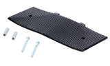 Vestil Rubber Male End Cap Concrete Hardware - 9-15/32 In. x 23-1/2 In. x 1-5/8 In. 40000 lb - Black
