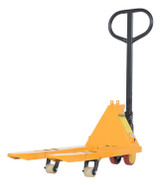 Vestil Steel Mini Hand Pallet Truck Fold Down - 45 In. x 15 In. x 45 In. 1100 lb - Yellow