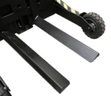 Vestil Steel Rough Terrain Roll Transport Forks - 46 in. x 21 in. - Black