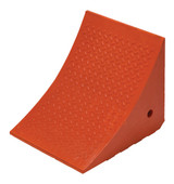 Vestil Urethane Jumbo Wheel Chock - 17-1/2 In. x 14-7/8 In. x 15 In. 30 Ton - Orange