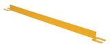 Vestil Steel Toe Board for Pipe Safety Railing - 6 Ft. Length - Yellow