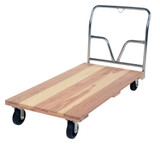 Vestil Hardwood Platform Truck - 30 In. x 60 In. 1,600 lb - Tan