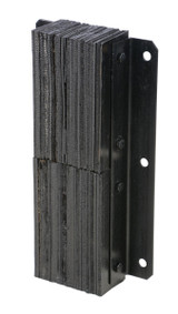 Vestil Rubber Laminated Dock Bumper - 24 In. x 11 In. x 4-1/2 In. - Black