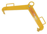 Vestil Steel Vertical Drum Clamp - 1,000 lb - Yellow