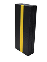 Vestil Vinyl Column Protective Pad I-Beam - 3 Ft. x 10 In. - Black
