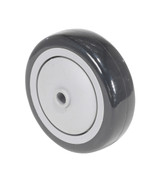 Vestil Polypropylene Wheel - 4 In. Diameter x 1-1/4 In. Width - Black/White