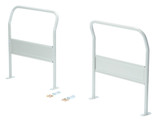 Vestil Steel Dual Handle Set For Use With TRS-XXXX-DH Models - White