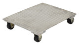 Vestil Aluminum Plate Dolly - 24 In. x 30 In. 1,200 lb - Silver