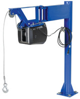 Vestil Steel AC Powered Lifter Jib - 400 lb - Blue