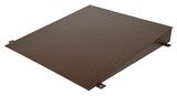 Vestil Steel Approach Ramp For Lowered Height Truck Scissor Dock Lift - 8 In. x 60 In. - Brown