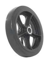 Vestil Mold On Rubber Wheel - 10 In. Diameter 2 In. Width 750 lb - Black